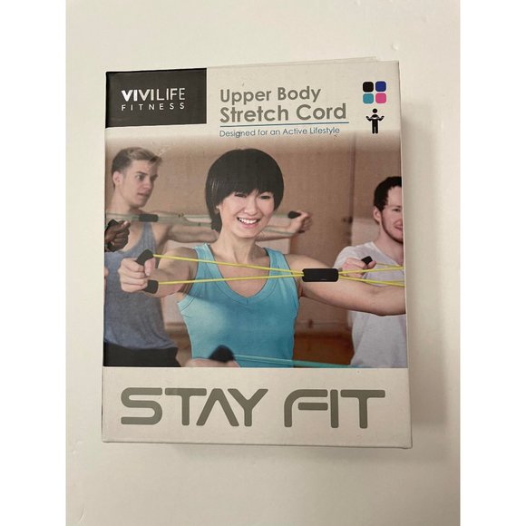 NIB- Stay Fit Upper Body Stretch Cord - Picture 1 of 2